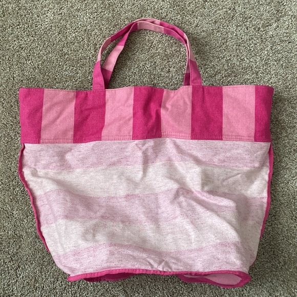 Victoria’s Secret Striped Canvas Tote Bag - Picture 7 of 8